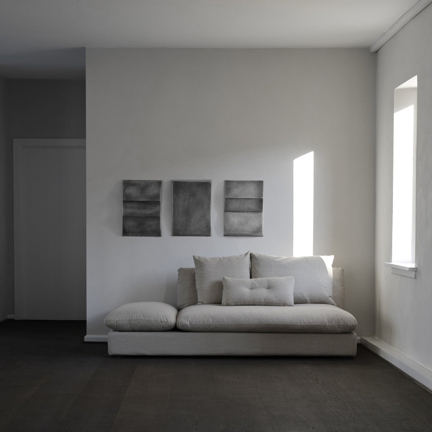 SCULPT WALL ART in dark grey